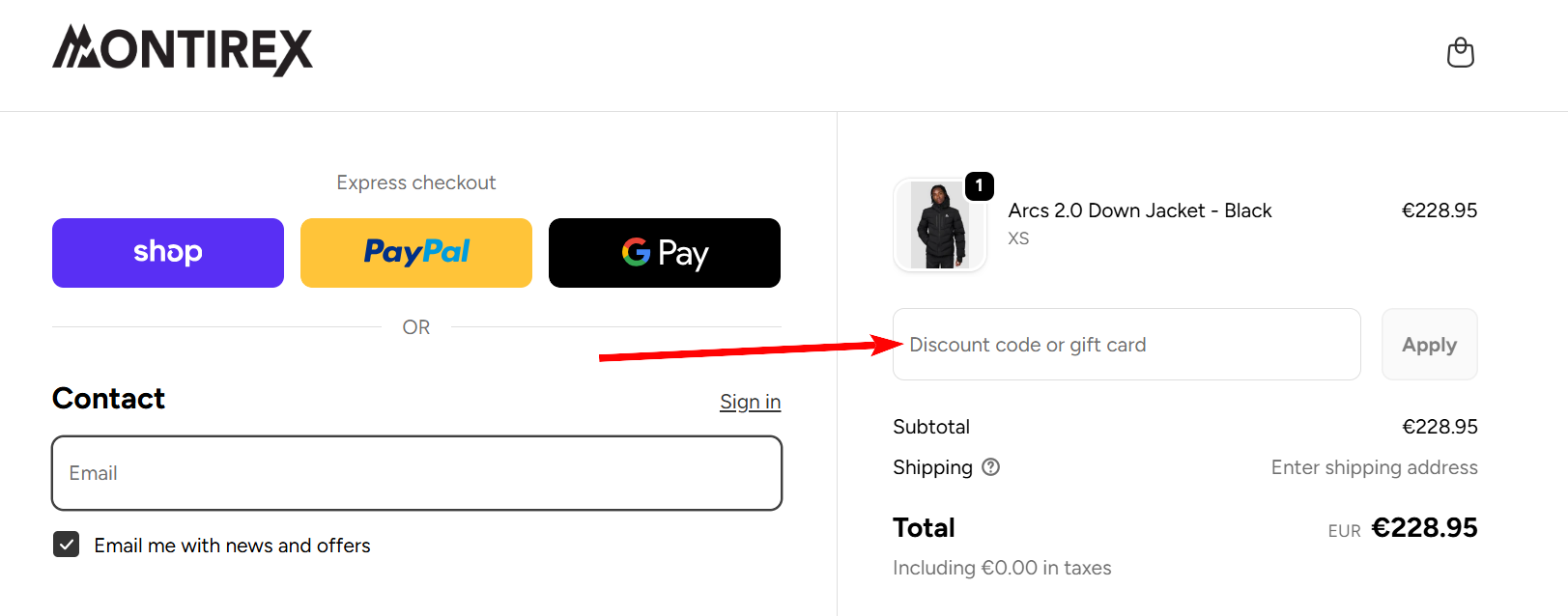 How to Activate a Montirex Promo Code