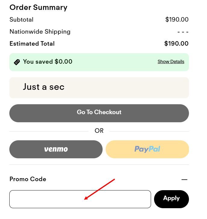 “How to apply a Pressed promo code”