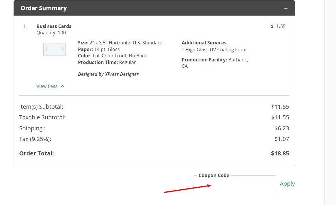 “How to apply a GotPrint promo code”