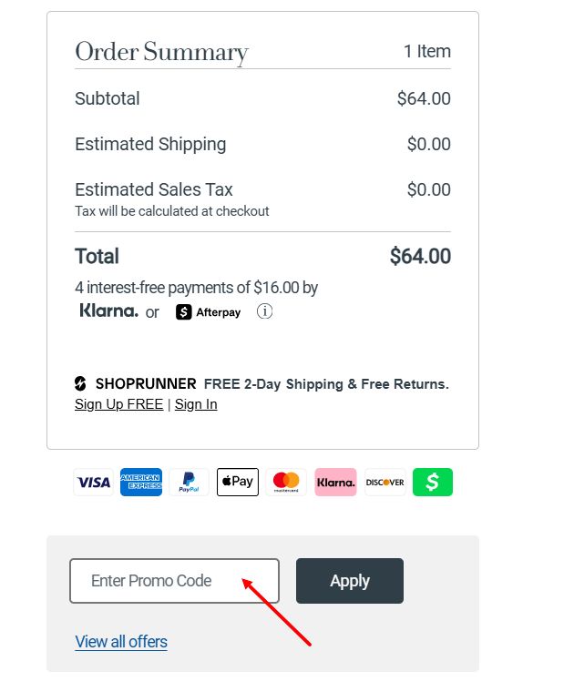 “How to apply a Fresh promo code”