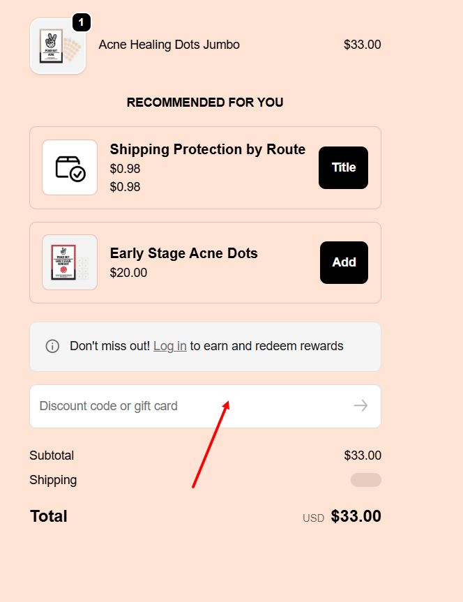 “How to apply a Peace Out Skincare promo code”