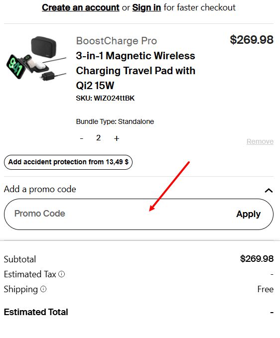 “How to apply a Belkin promo code”