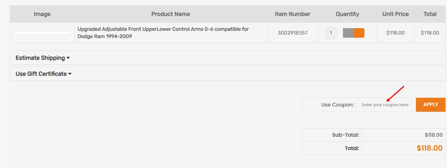 “How to apply a MaXpeedingRods promo code”