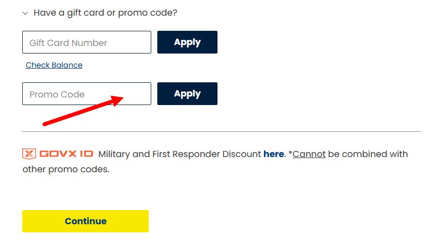 “How to apply a Cycle Gear promo code”