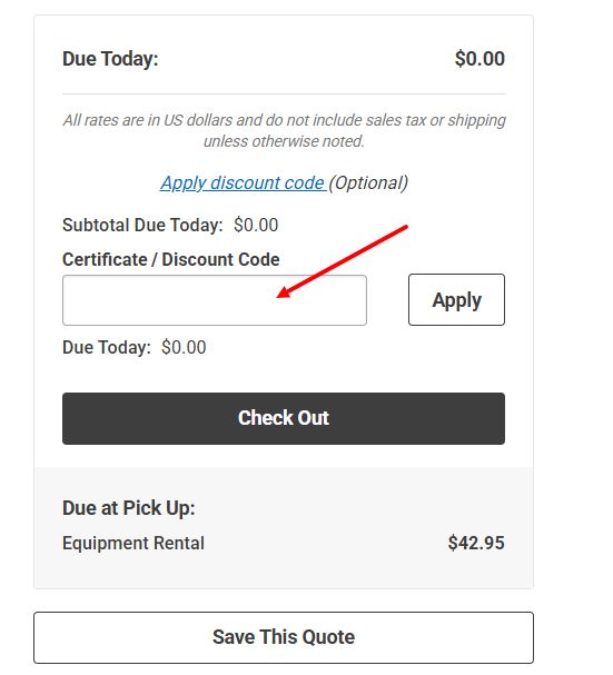 “How to apply a U-Haul promo code”