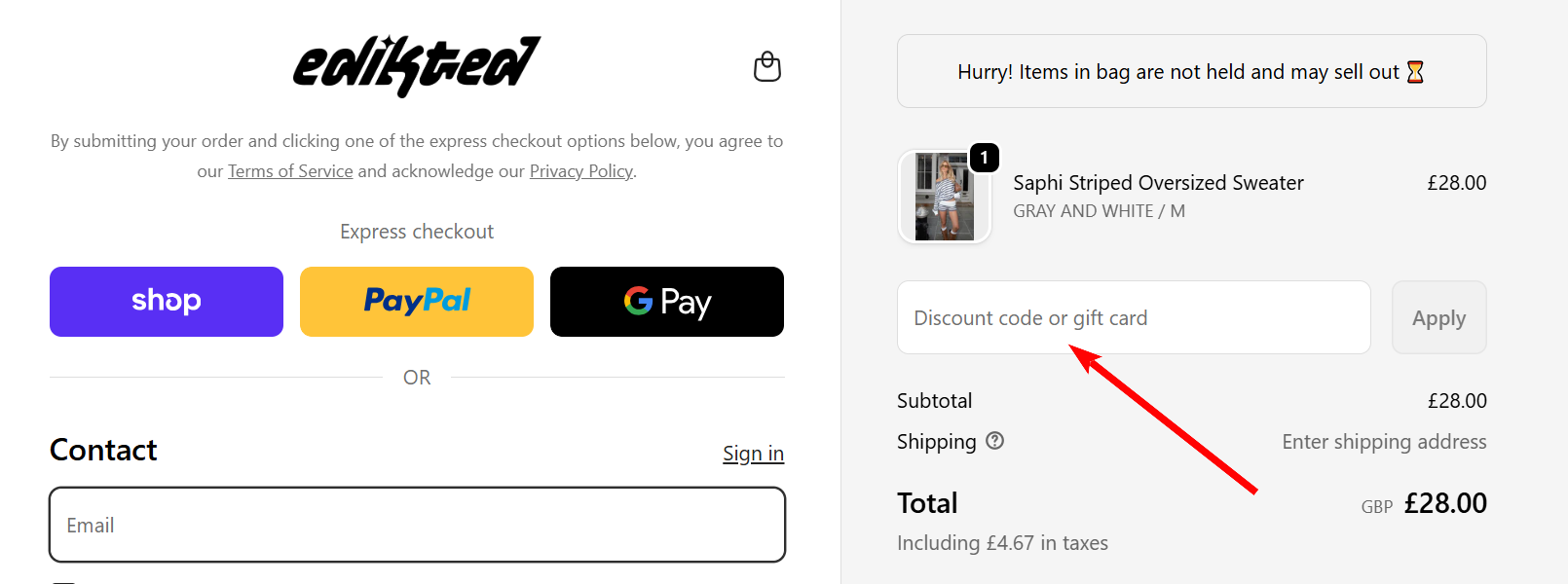 Edikted Promo Code