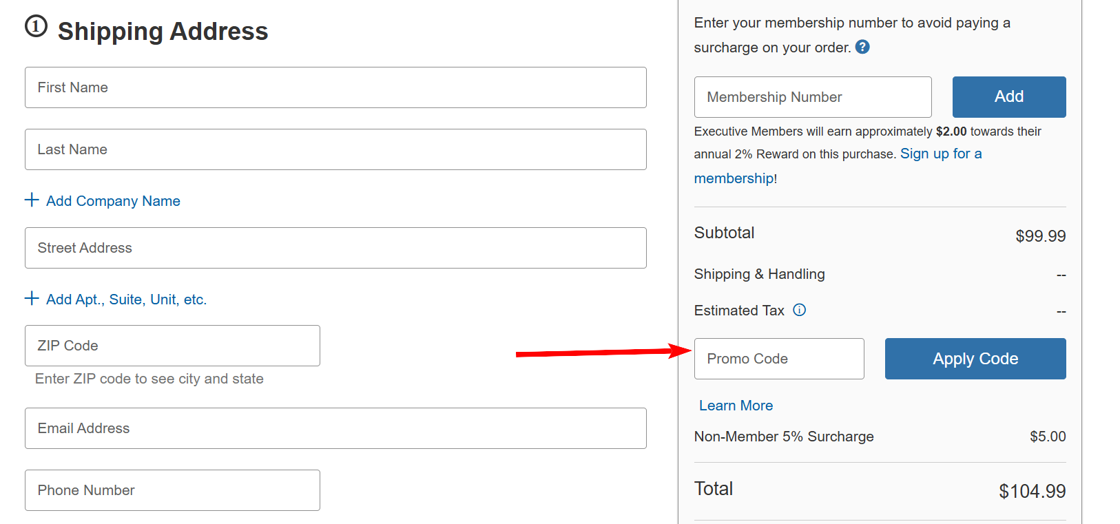 Costco Promo Code