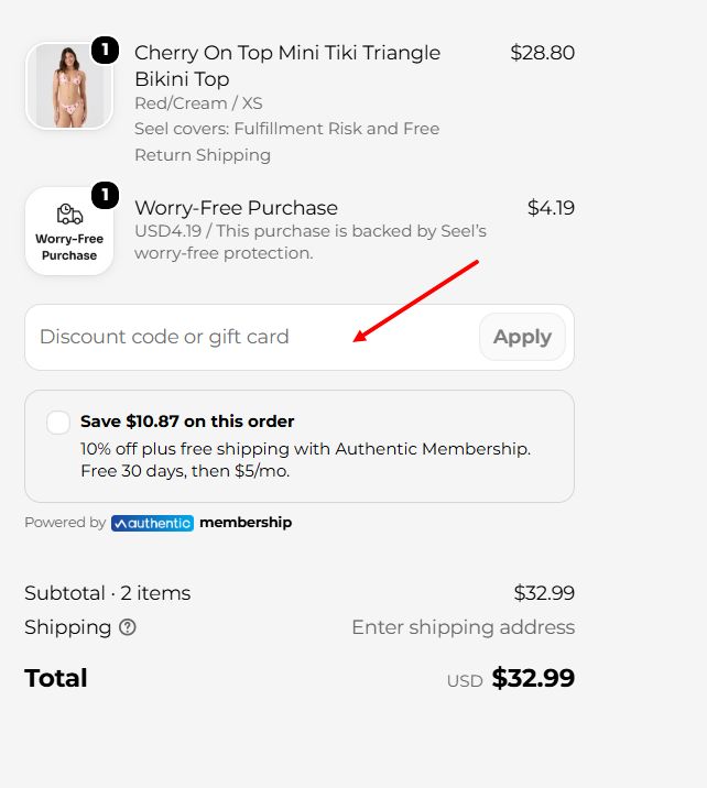 “How to apply a Roxy promo code”