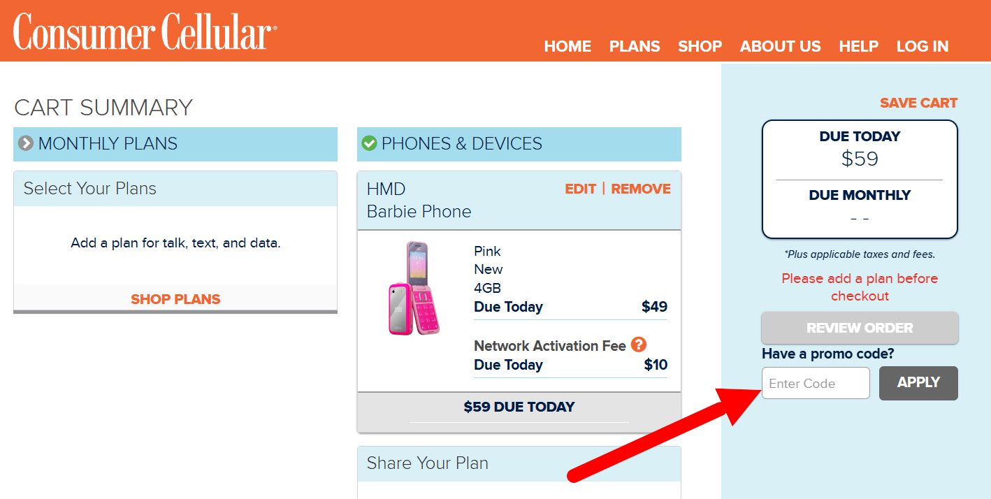 “Promo Code Consumer Cellular”