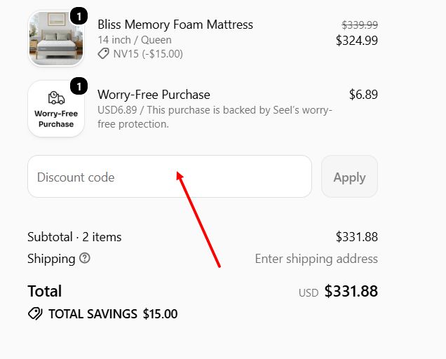 “How to apply a Novilla promo code”