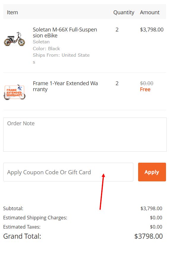 How to apply an Addmotor promo code