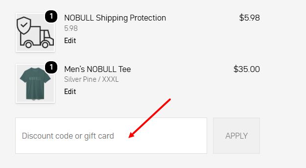 “How to apply a Nobull promo code”