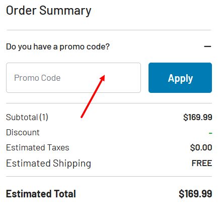 “How to apply a CPO Outlets promo code”