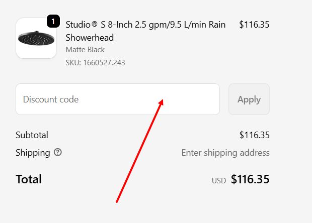 “How to apply a American Standard promo code”