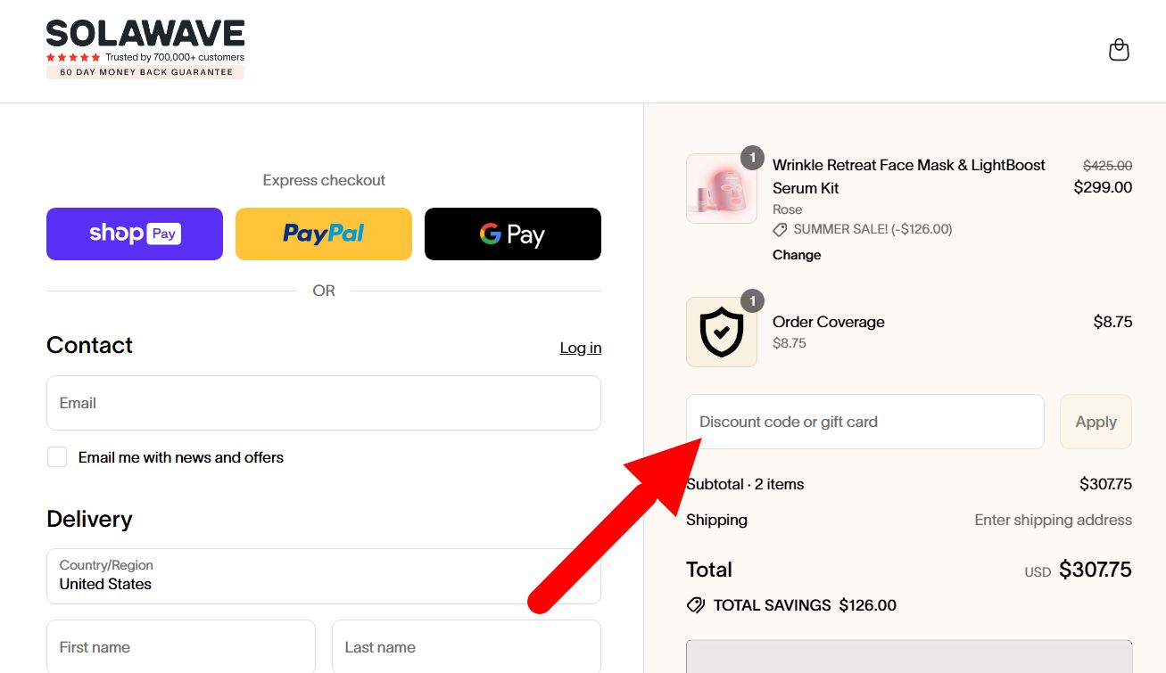 How to Apply a Solawave Promo Code