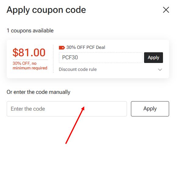 “How to apply an A-Premium promo code”