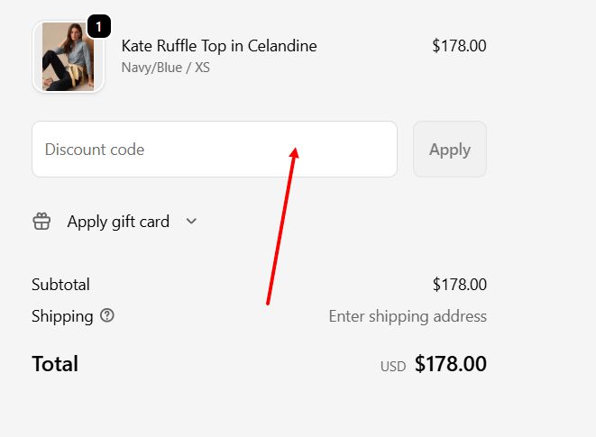 “How to apply a J.McLaughlin promo code”