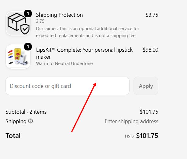 “How to apply a GoPlay Cosmetics promo code”