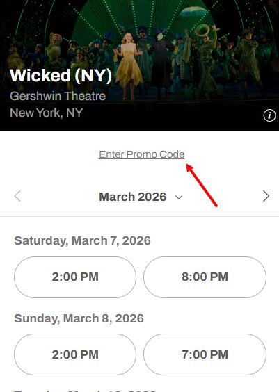 “How to apply a Broadway Direct promo code”