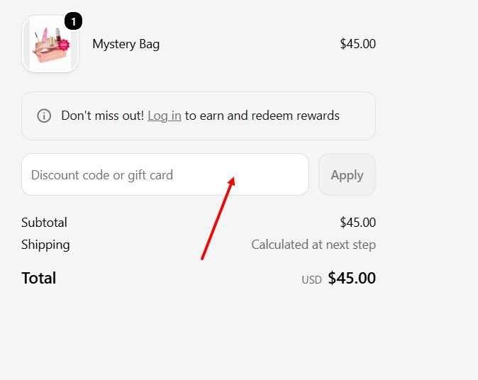 “How to apply a Winky Lux promo code”