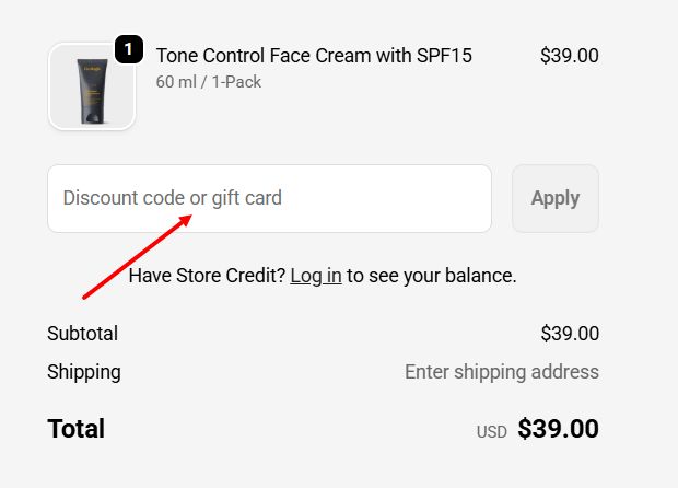 “How to apply a Geologie promo code”