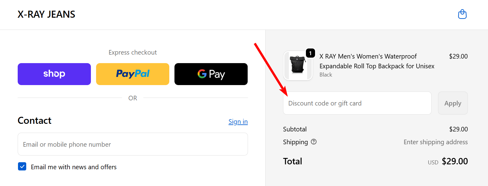 ”How to Activate a X-RAY Promo Code”