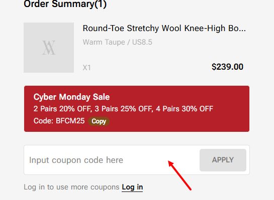 “How to apply a VIVAIA promo code”