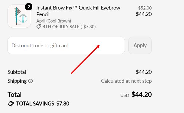 “How to apply a Thrive Causemetics promo code”