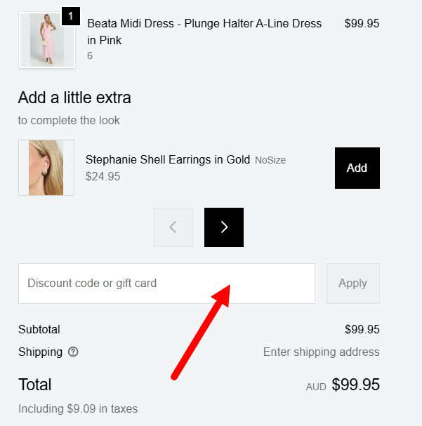 “How to apply a Showpo promo code”