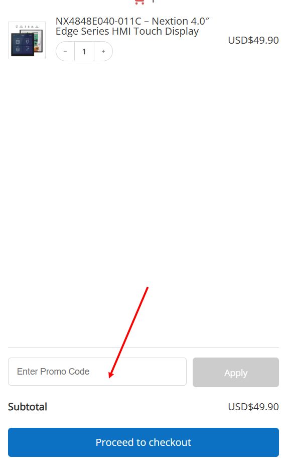 “How to apply an ITEAD promo code”
