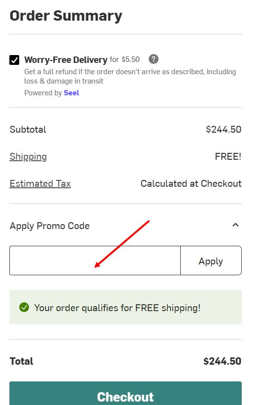 “How to apply a Backcountry promo code”