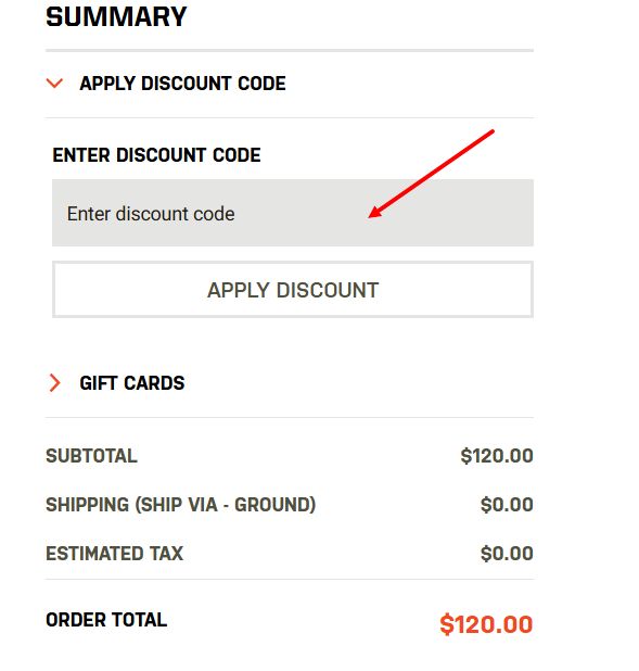 “How to apply a 5.11 Tactical promo code”