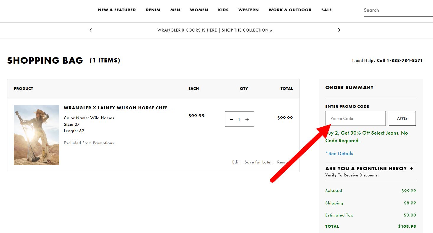“How to Activate a Wrangler Discount Code”