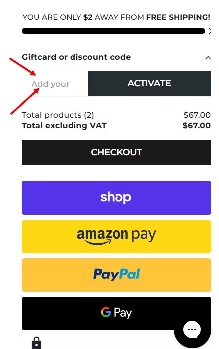 “How to apply a Lewkin promo code”