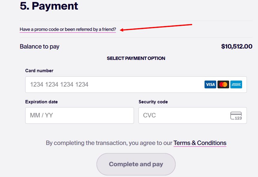 “How to apply an MPB promo code”