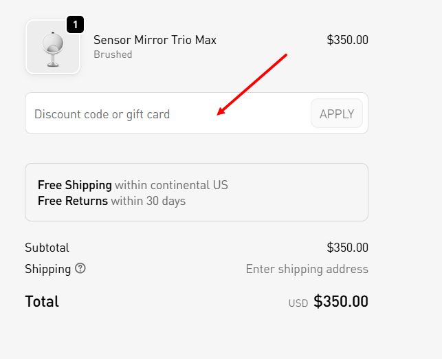 “How to apply a Simplehuman promo code”