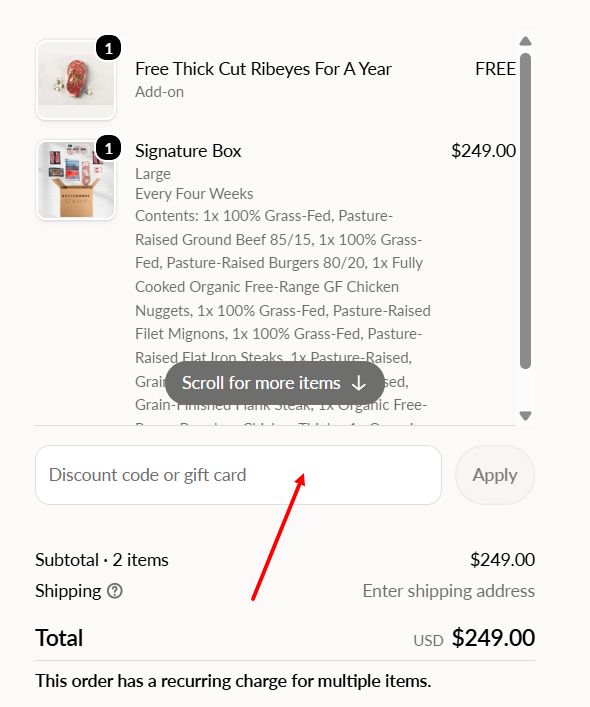 “How to apply a ButcherBox promo code”