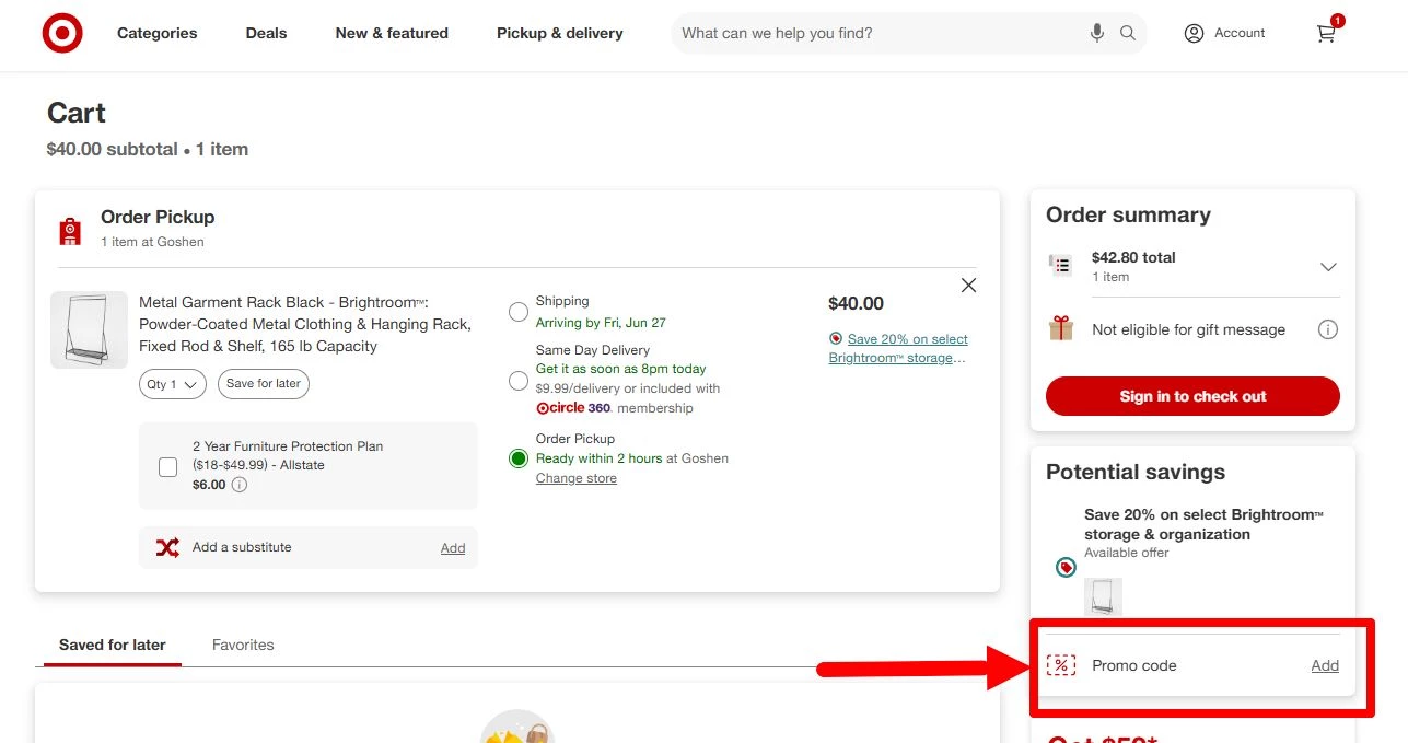 Promo Codes Target