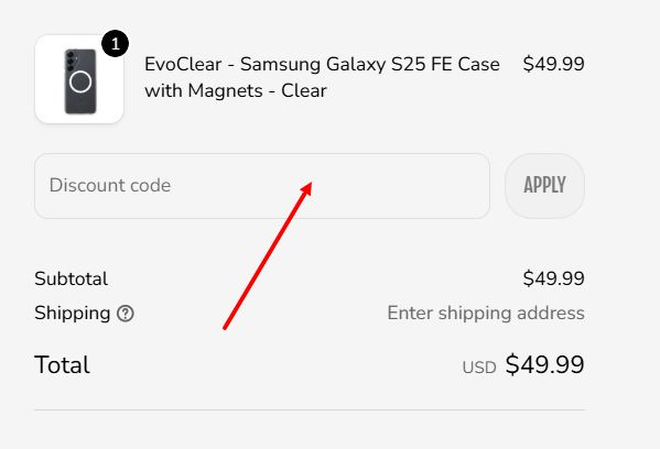 “How to apply a Tech21 promo code”