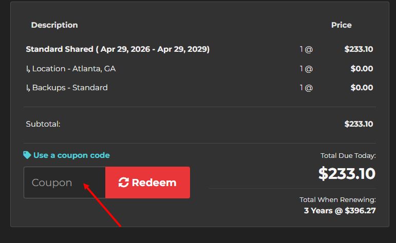 “How to apply a KnownHost promo code”