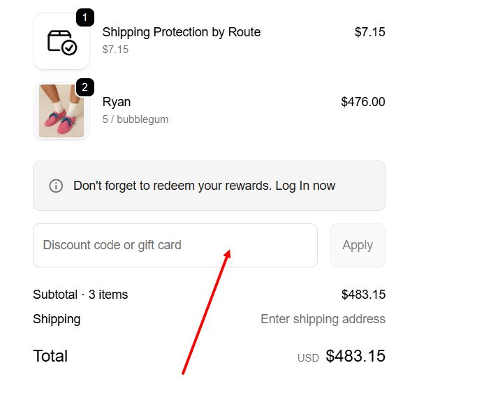 “How to apply a Charlotte Stone promo code”