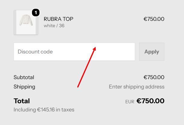 “How to apply an Isabel Marant promo code”