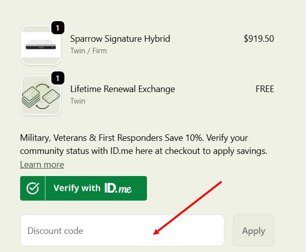 “How to apply a Nest Bedding promo code”