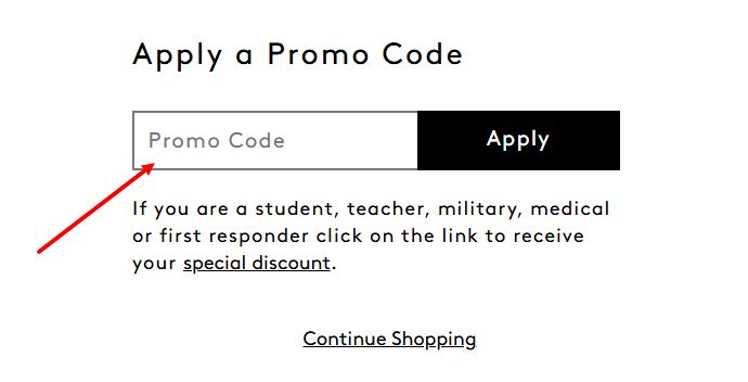 “How to apply a Naturalizer promo code”