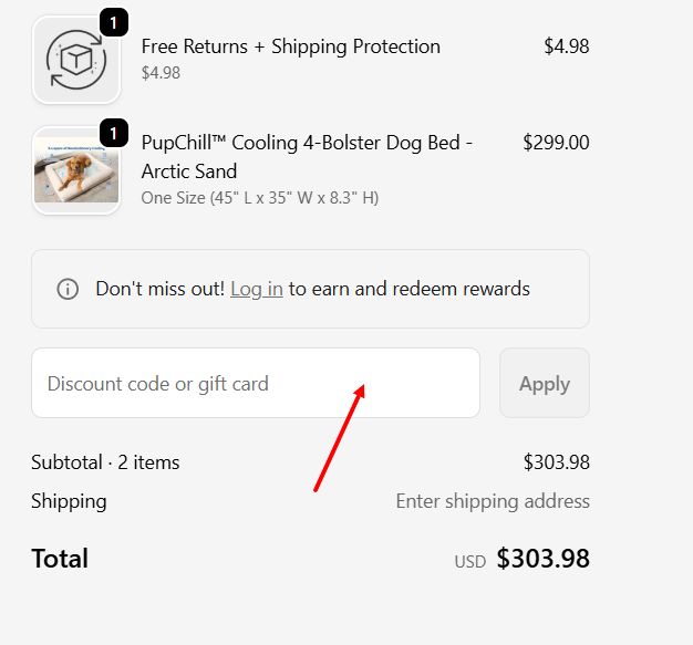 “How to apply a PAW.com promo code”