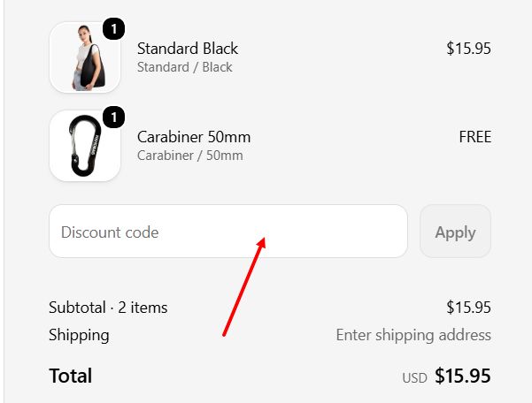 “How to apply a Nanobag promo code”