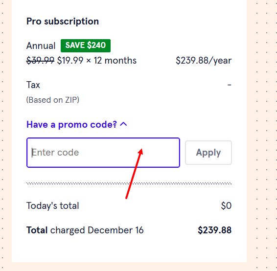 “How to apply a Codecademy promo code”