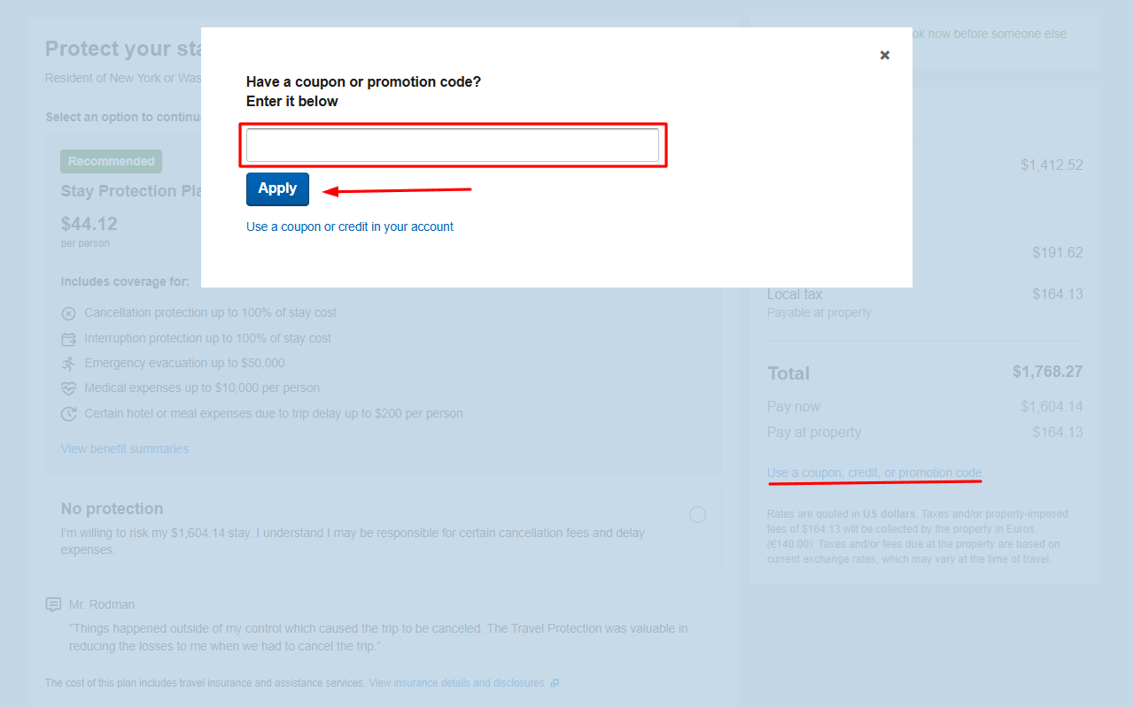 How to activate an Orbitz promo code