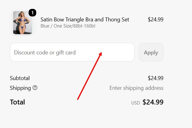 “How to apply an Avidlove promo code”