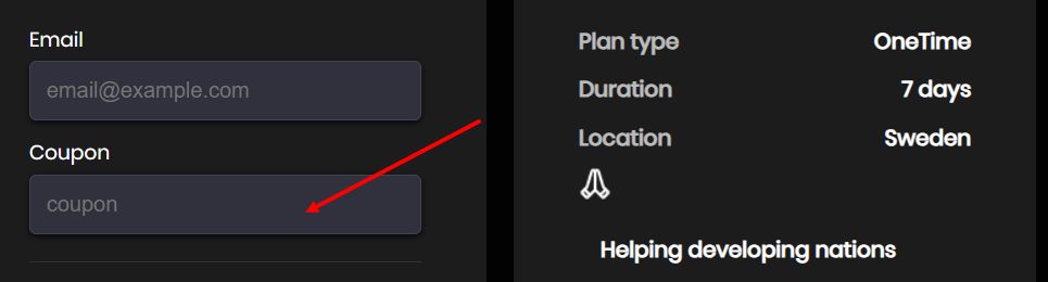 “How to apply an Instabridge promo code”